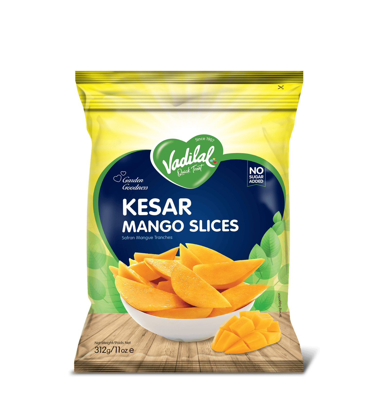 Vadilal Kesar Mango Slice 312g