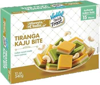 Vadilal Tiranga Kaju Bite 340g