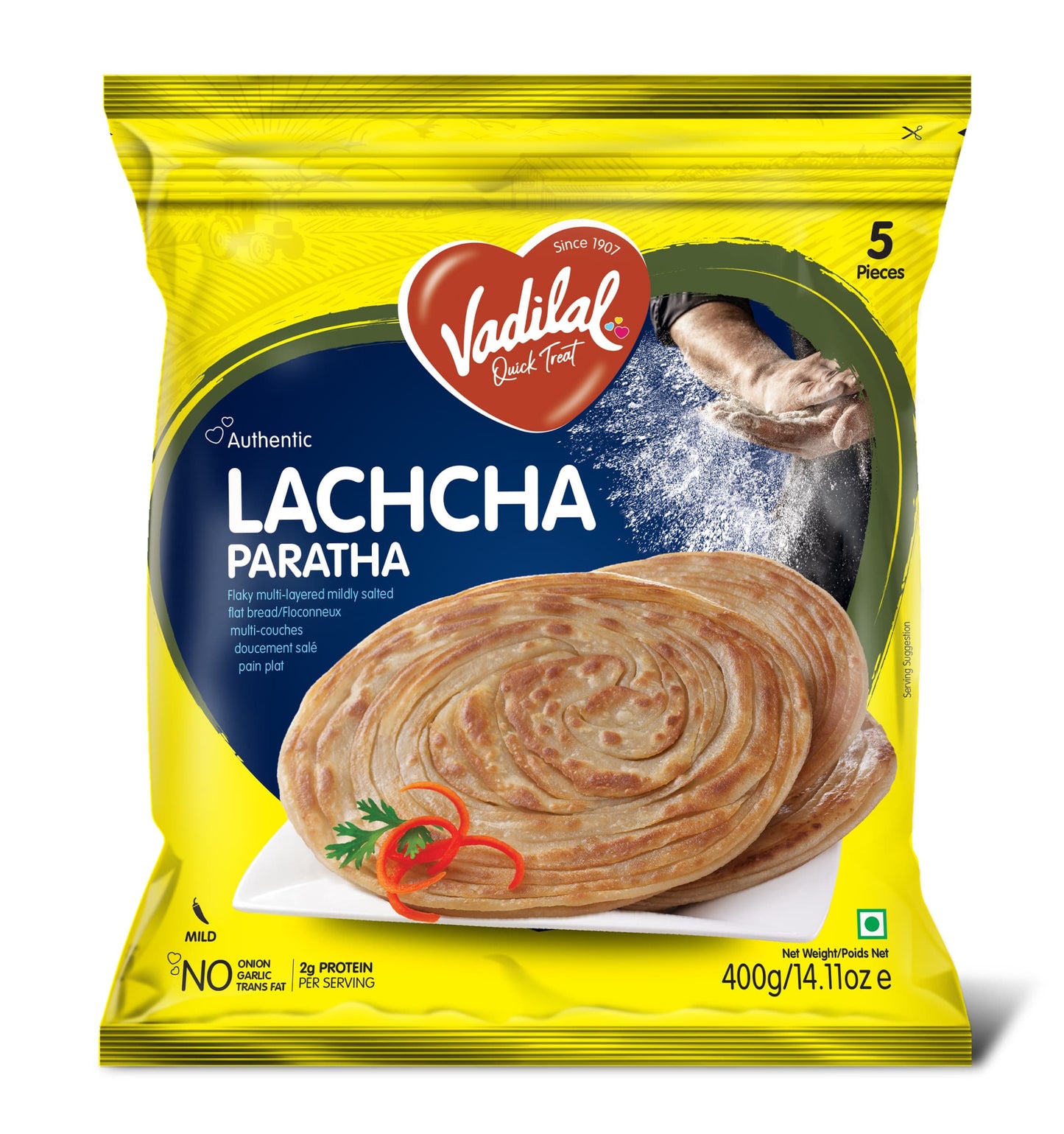 Vadilal Lachha Paratha 80g