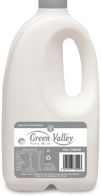 Green Valley Full Cream 4% Fat Milk 2L
