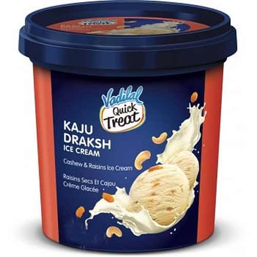 Vadilal Kaju Draksh Ice Cream 1 Ltr
