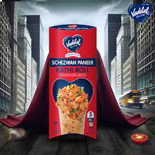 Vadilal Schezwan Paneer Kathi Roll 400g