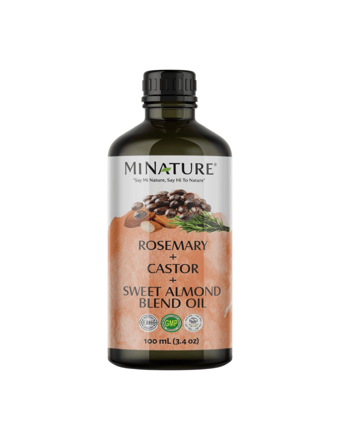 Rosemary+Castor+Sweet Almond Blend Oil 100ml