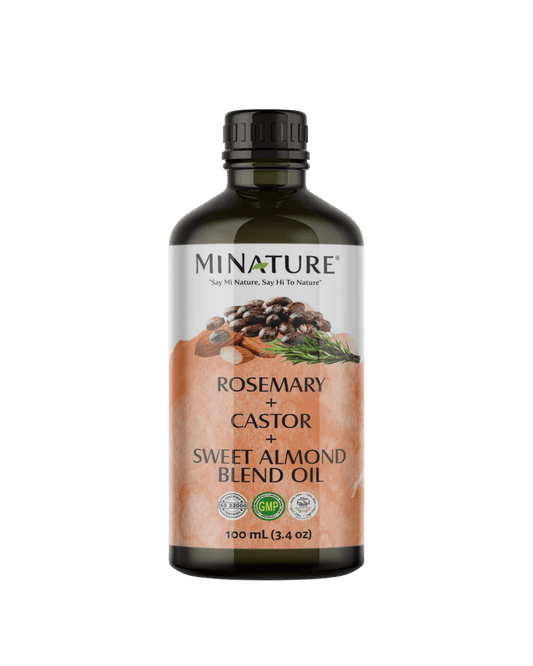Rosemary+Castor+Sweet Almond Blend Oil 100ml