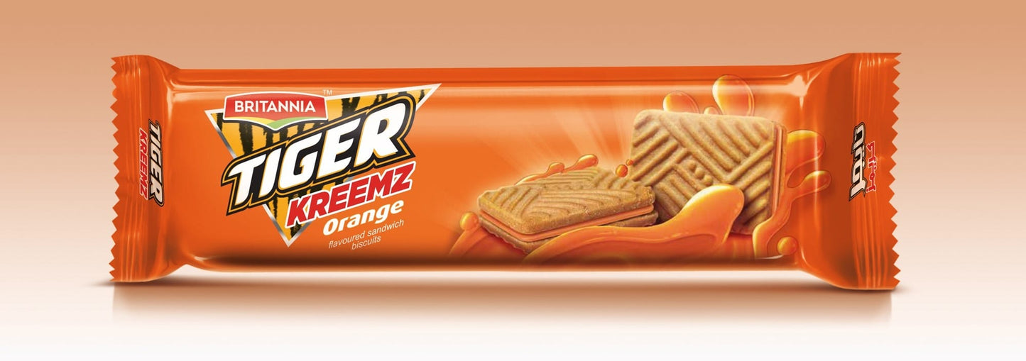 Britannia Tiger Kreemz Orange 300g